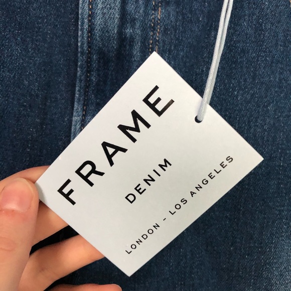 FRAME NWT Le Bridgette Longwater Shorts - Picture 6 of 10